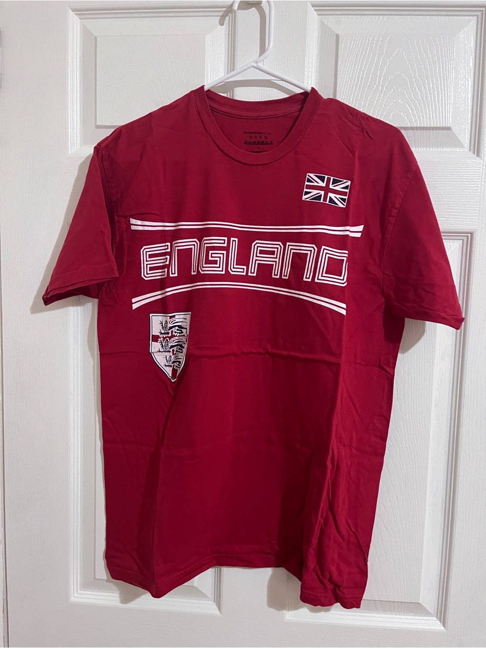 Red England Graphic Short Sleeve Tee
